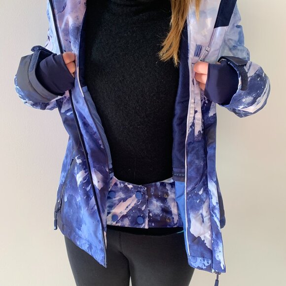 Mountain Print Nordic Extreme Printed Women's Ski Jacket - Picture 12 of 16